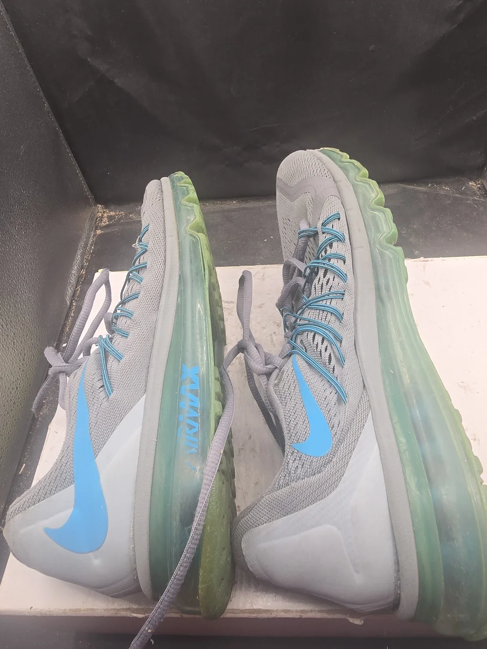 Nike‎ Gray and Teal Women’s Running Shoes