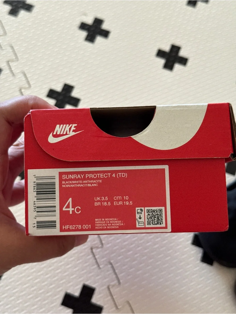Nike Kids Black sandals Shoes