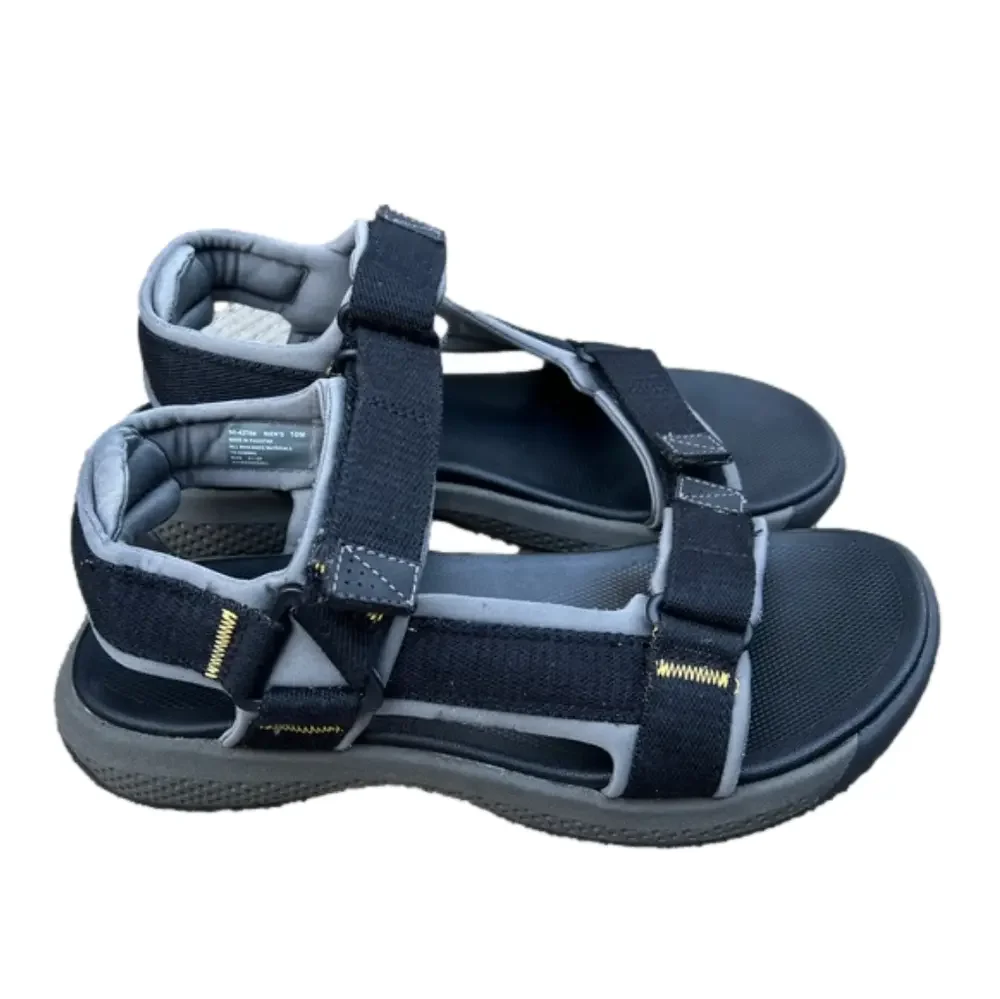 Dockers black Men’s sandals, EUC size 10 Adjustable sports hiking shoe
