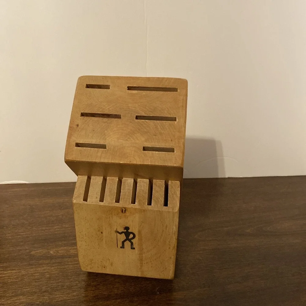 J.A. Henckels International 12 Slot Wood‎ Knife Block Holder ONLY 