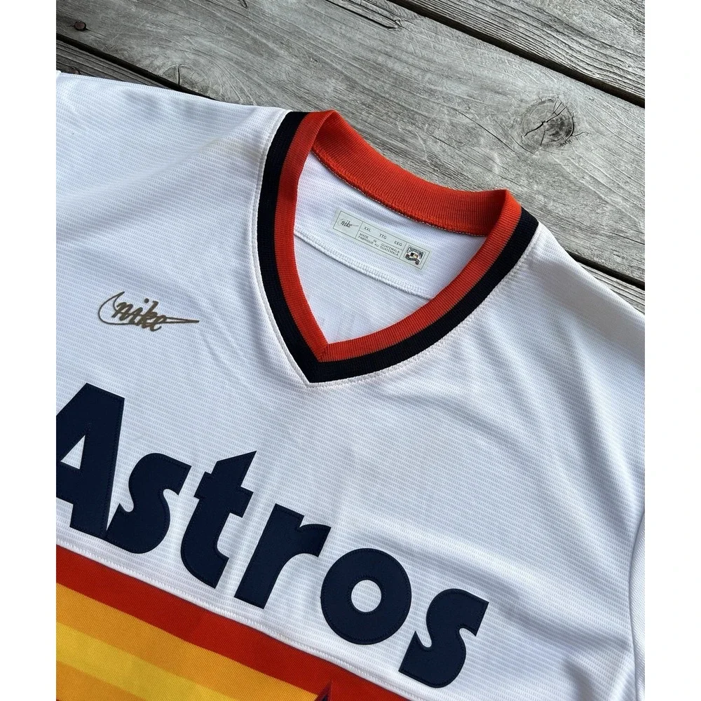 NEW Nike Cooperstown MLB Houston Astros Ryan #34 Retro Jersey Men's Size XXL