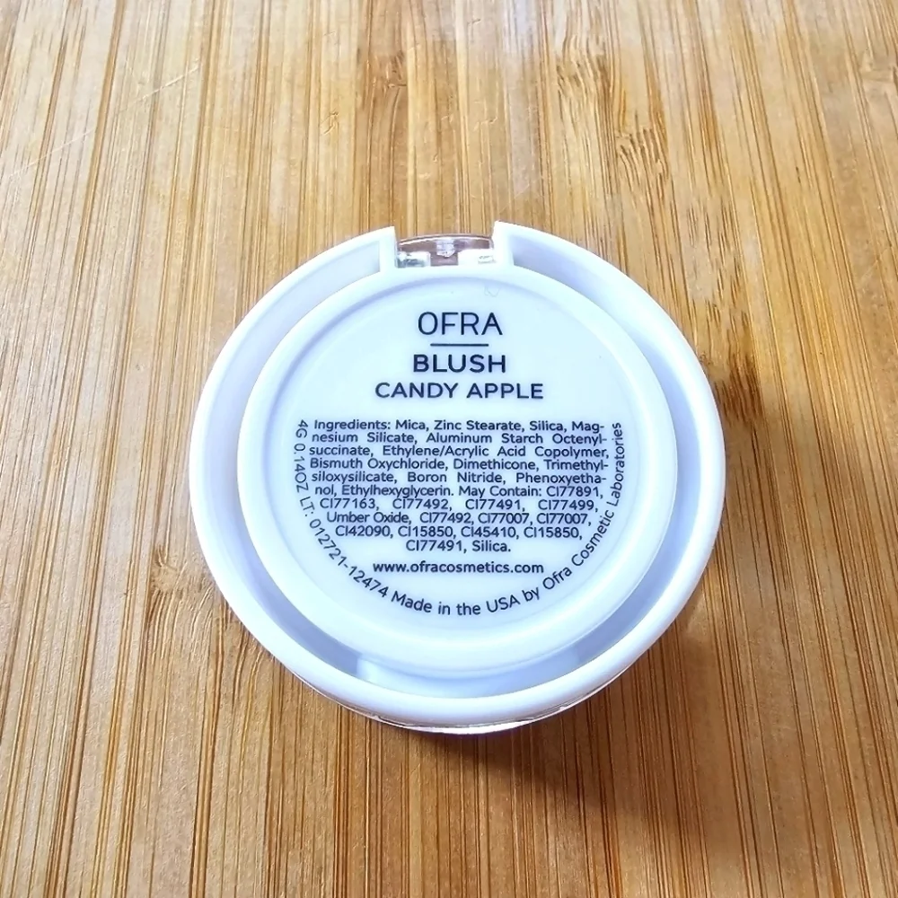 Ofra Blush in Candy Apple, Made in the USA, Size 4g (0.14oz)