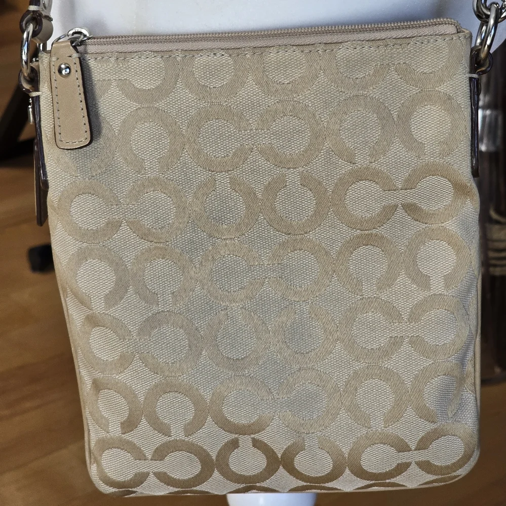 Coach Beige Crossbody Bag