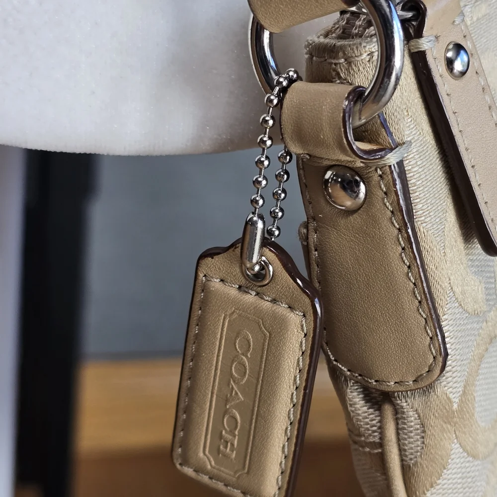 Coach Beige Crossbody Bag