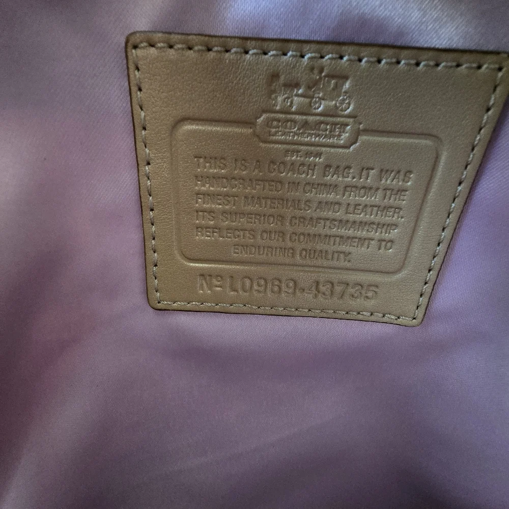 Coach Beige Crossbody Bag