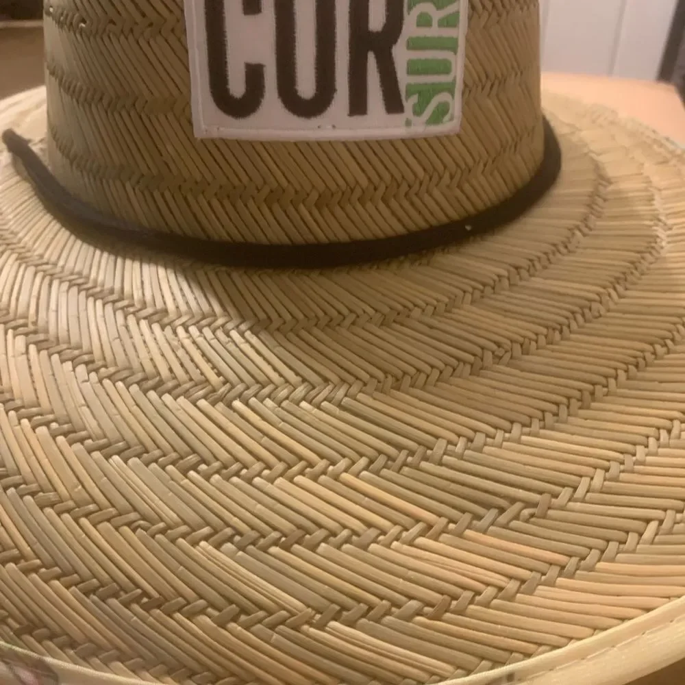 NWT COR Surf Straw Lifeguard Sun Hat