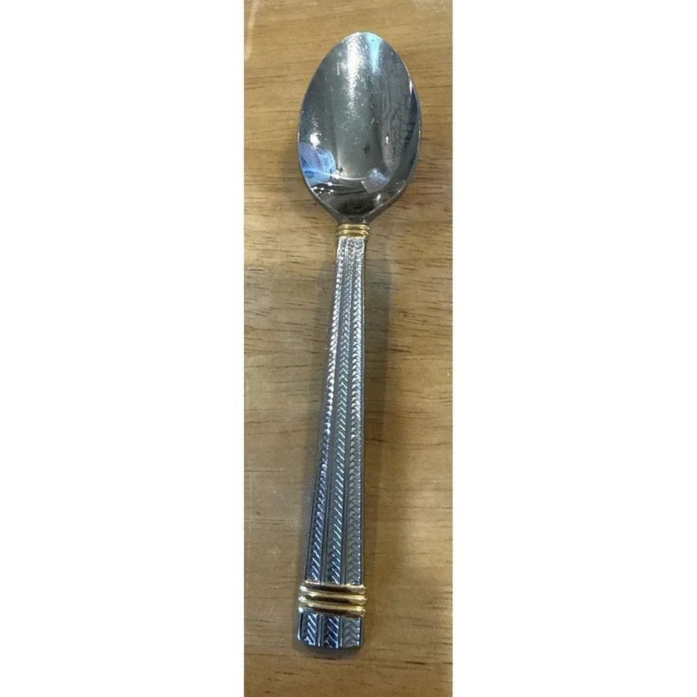 Ralph Lauren Golden Wainwright Stainless Steel Teaspoon Spoon 1991‎ Vintage