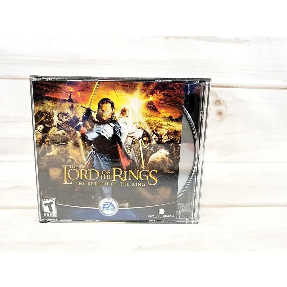 2003 EA Games - Lord Of The Rings Return Of The King PC CD-ROM Game 3 Disc Set