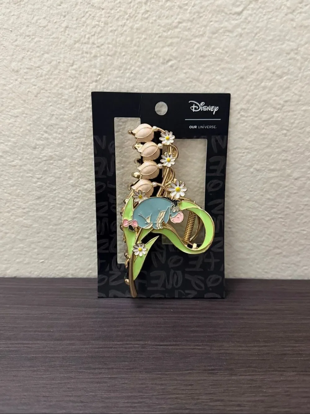 Disney Winnie the Pooh Eeyore Floral Claw Hair Clip