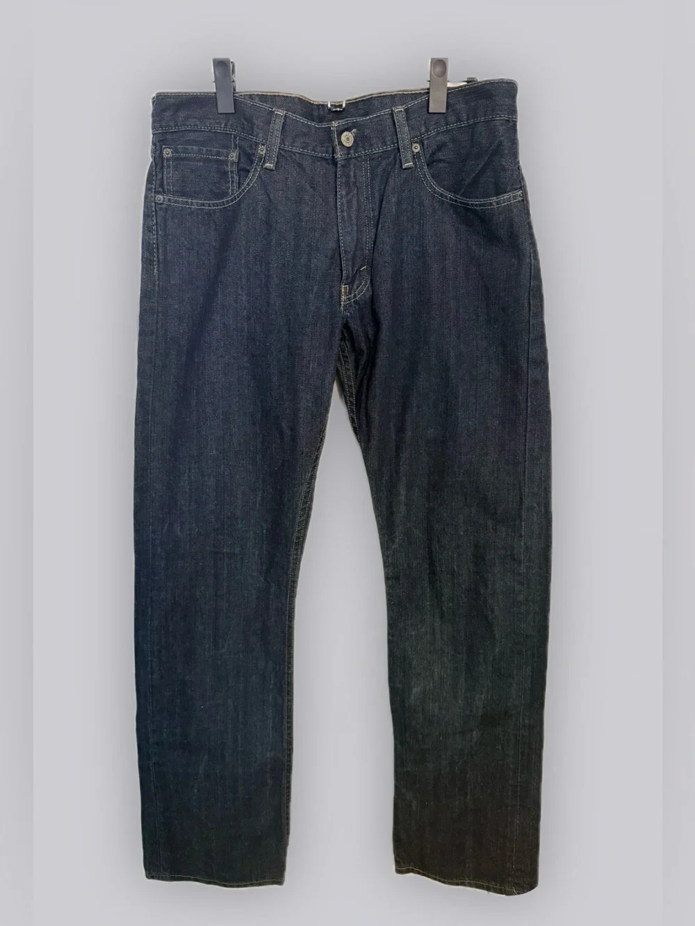 Levi’s 514 Straight Fit Men’s Jeans 34x34 Dark Wash 100% Cotton