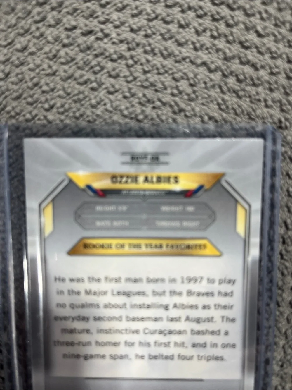 Bowman chrome￼ rookie card