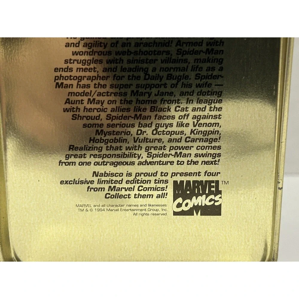 Nabisco-Marvel marvel comics