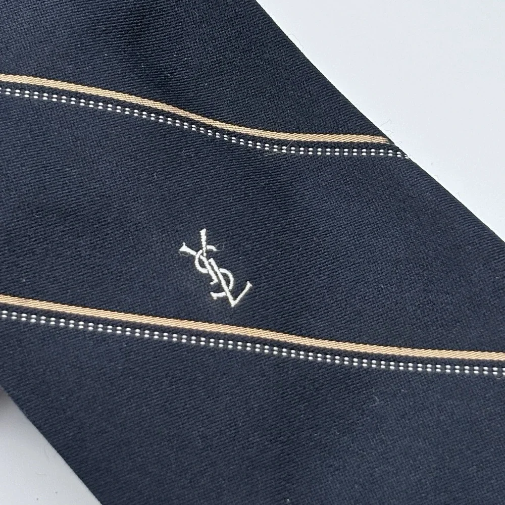 Yves Saint Laurent tie silk