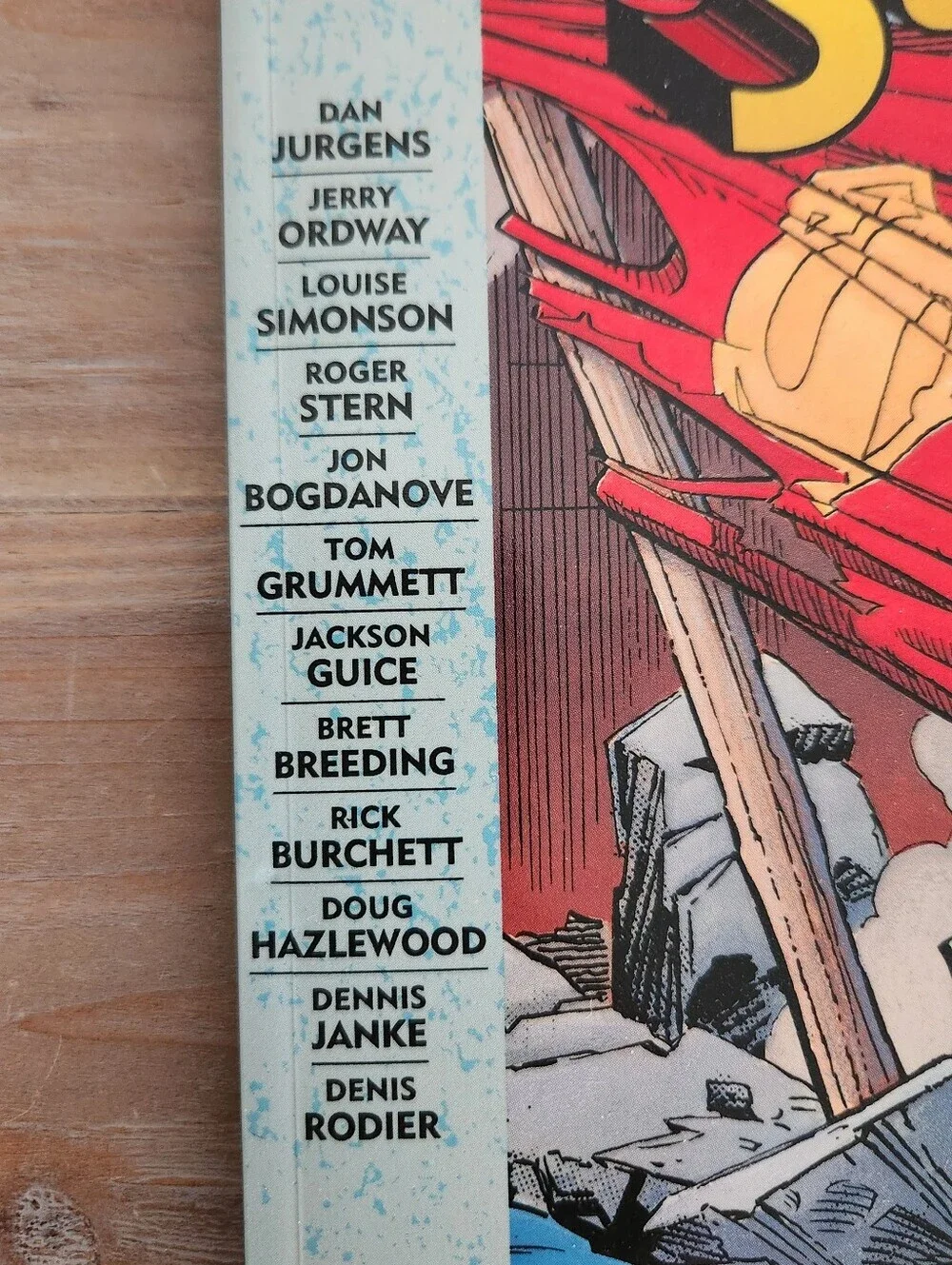🦸 DC Comics The Death of Superman 1993 First Printing Trade Paperback Book