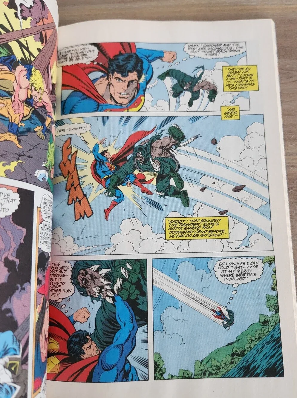 🦸 DC Comics The Death of Superman 1993 First Printing Trade Paperback Book