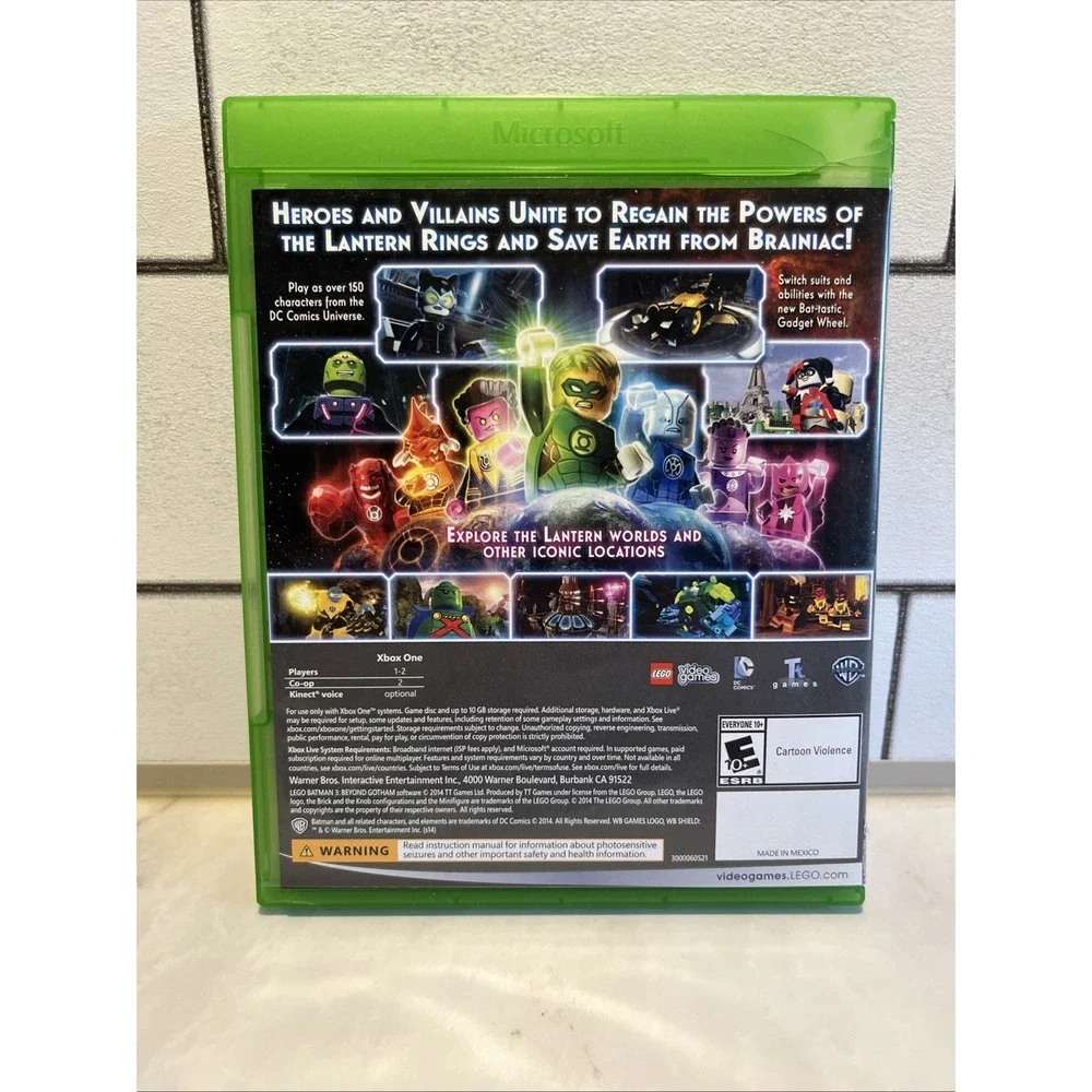 LEGO Batman 3 Beyond Gotham 2014Xbox One Used Manual & Broken Case Fast Shipping