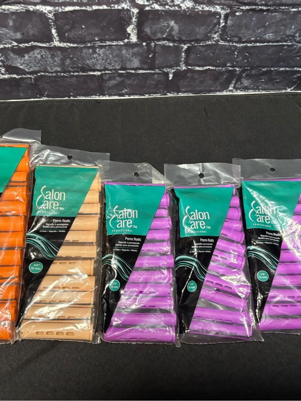 NEW Bundle (6 Packs) Salon Care Professional Perm Rods - Assorted Sizes