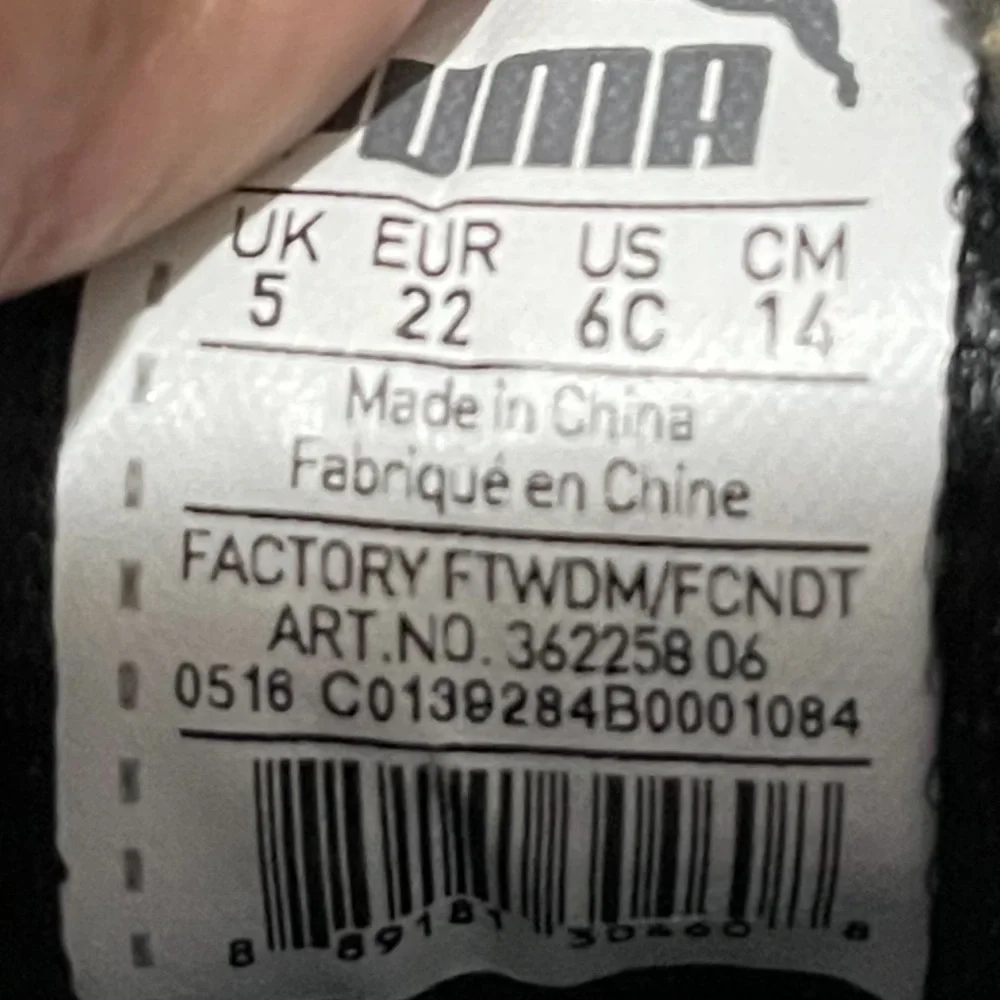 Puma used baby turin