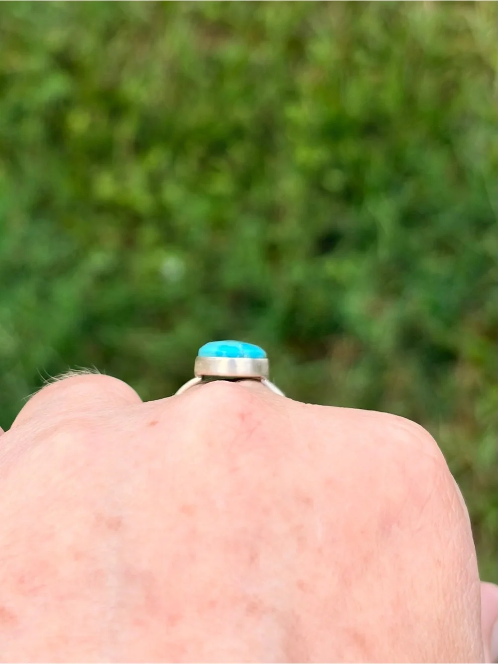 925 Sterling Silver mined brushed new