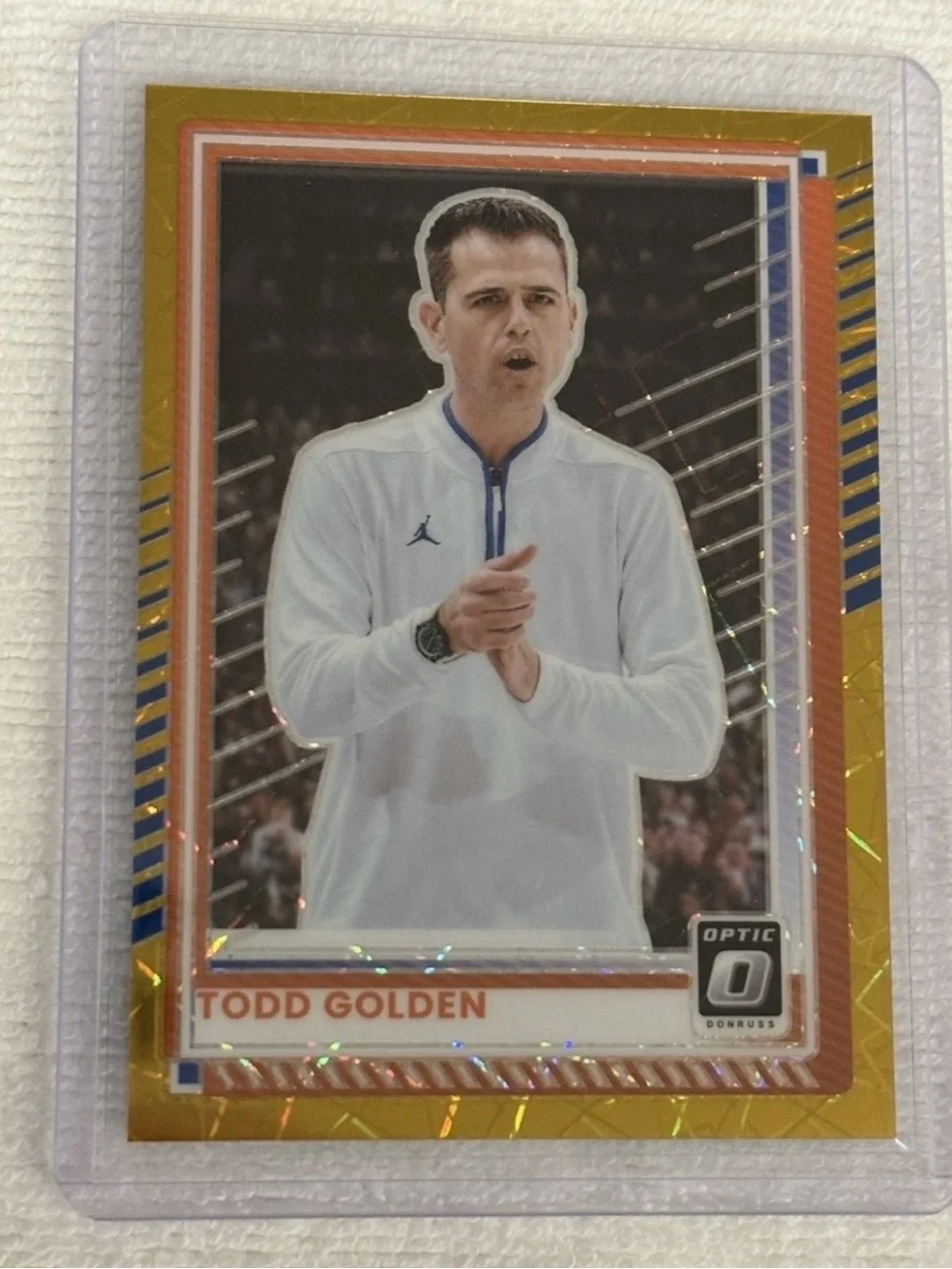 2025-26 Panini Donruss - Optic Todd Golden #195 Gold Prizm /10 - TRUE GOLD