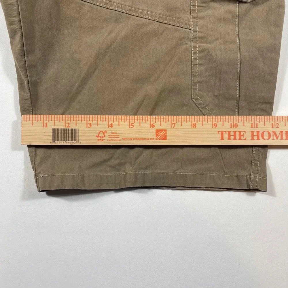 Kuhl Cargo Shorts Mens 38 Renegade Zipper Pockets‎ Khaki Tan Performance Hiking