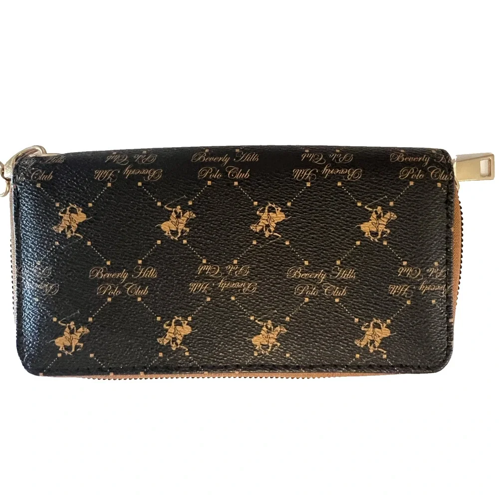 Beverly Hills Polo Club DoubleZip Wristlet Wallet WB699VL