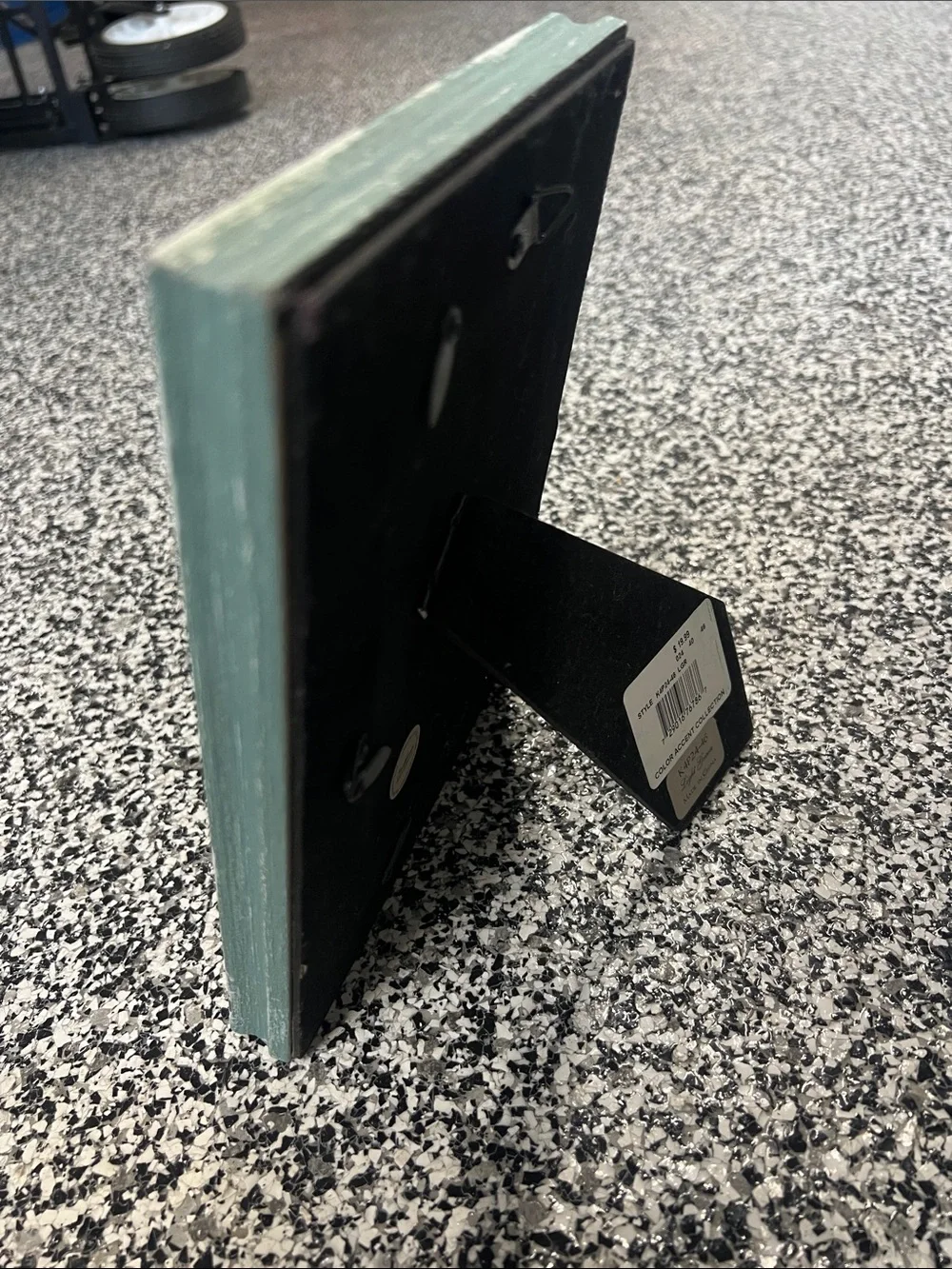 Distressed Teal Wooden Picture Frame - Classic Home Accent