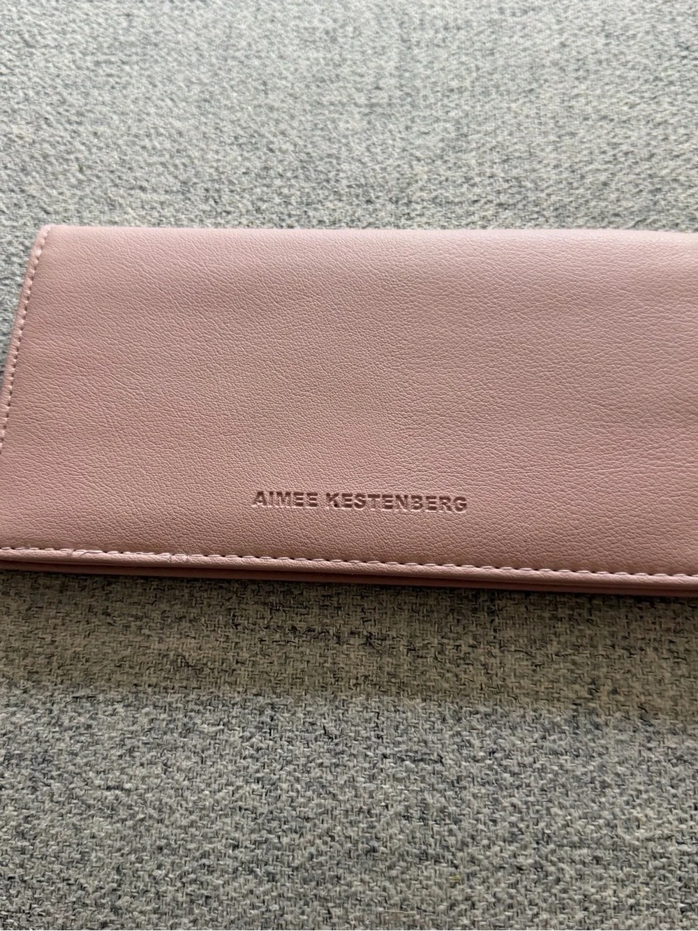 Aimee Kestenberg Blush Pink Leather Long Wallet