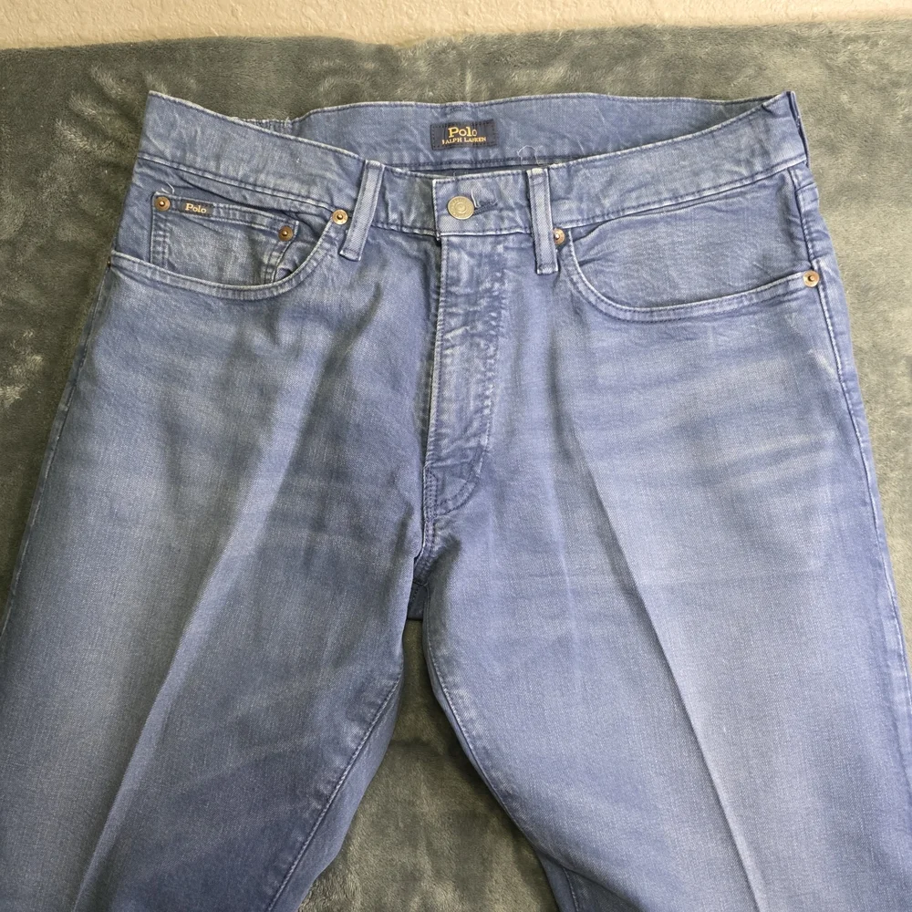 Polo Ralph Lauren The Hampton Jeans Men's 32x30 Blue Wash Relaxed Straight Denim