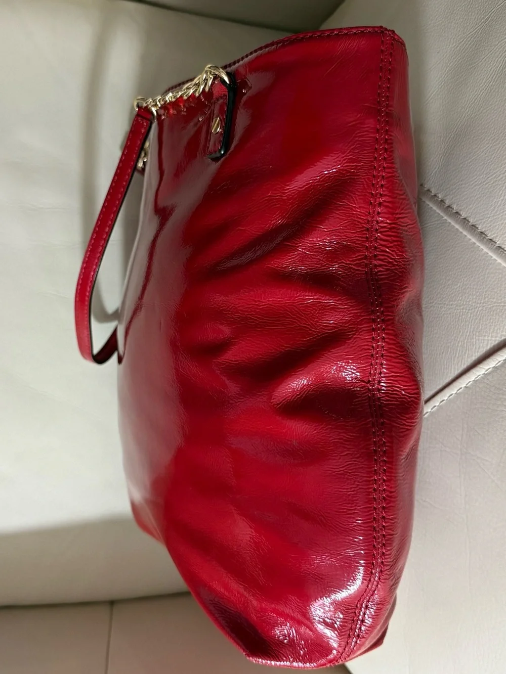 Michael Kors sleek red