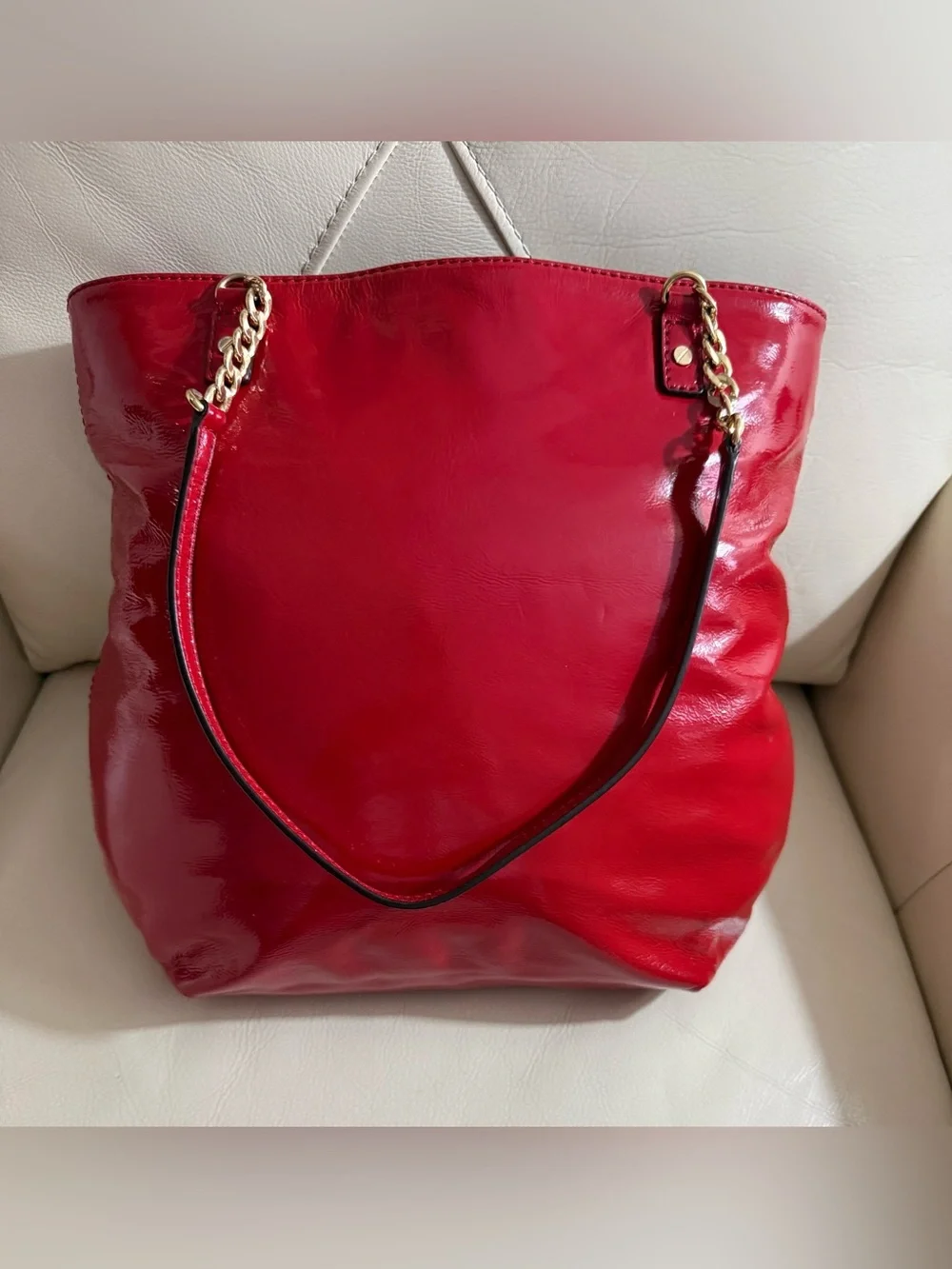 Michael Kors sleek red