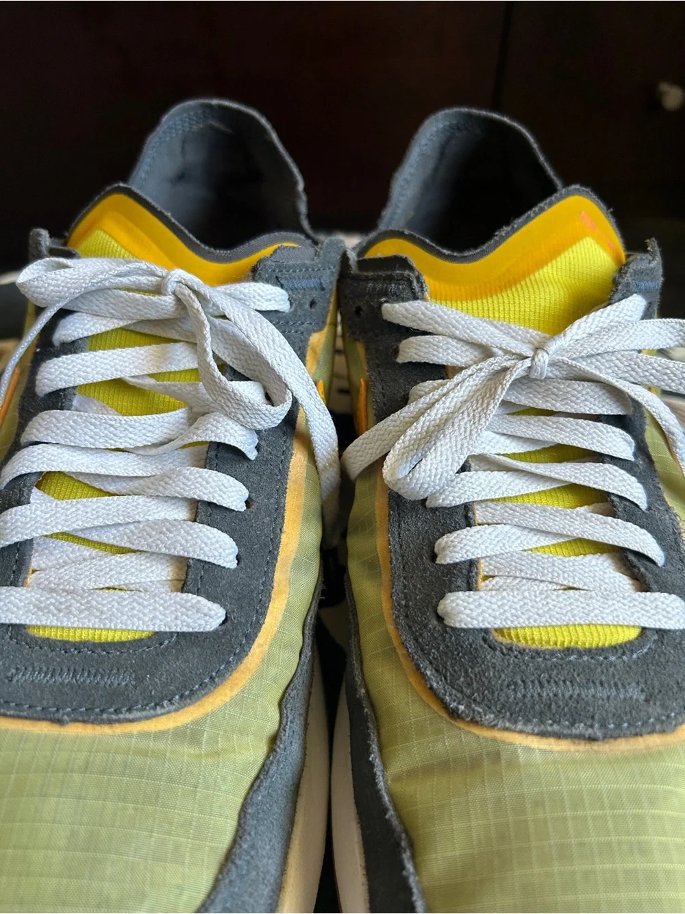 Nike uppers stored gum