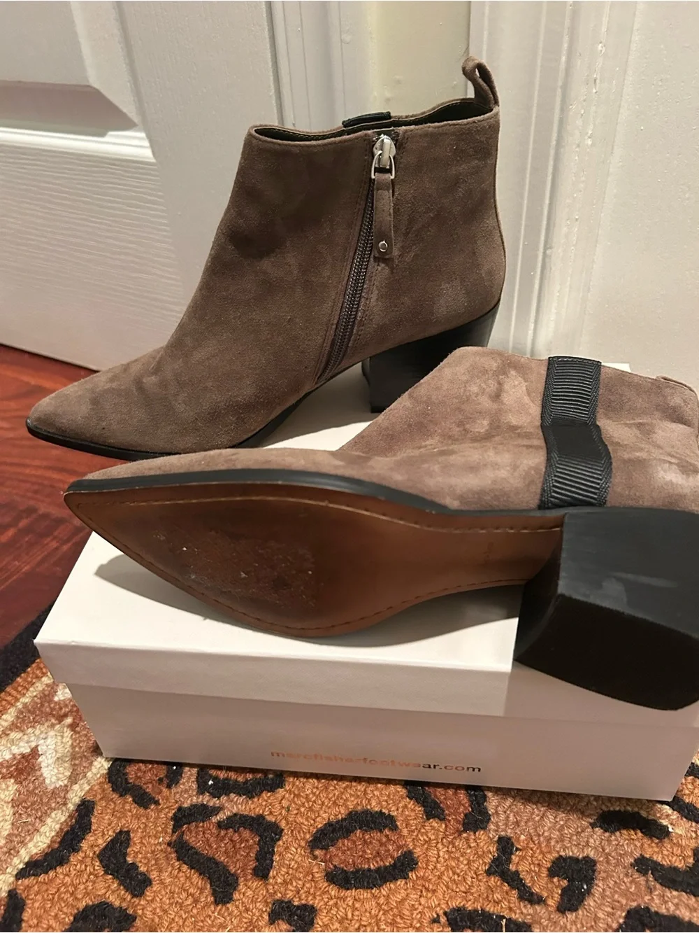 Marc Fisher suede ankle