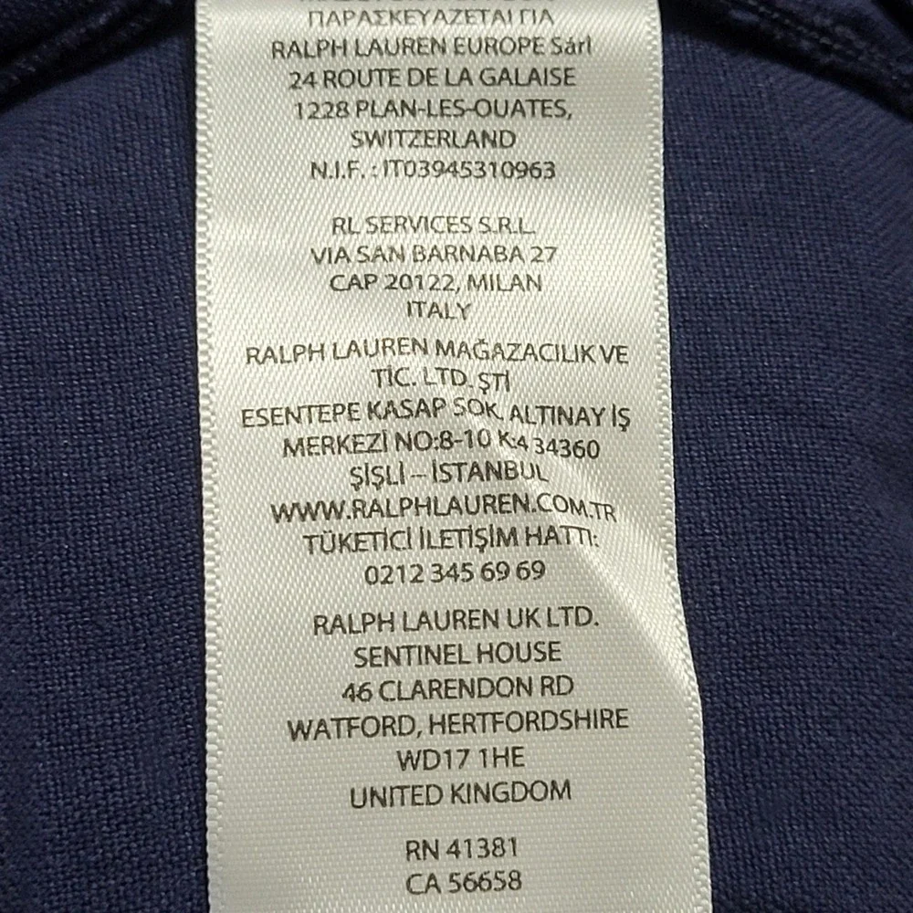 Polo Ralph Lauren men size