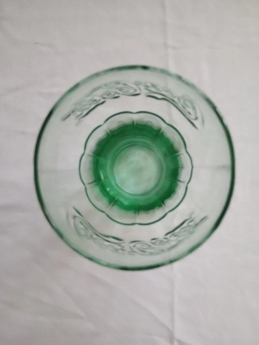 Libbey Coca Cola Georgia Green Tint 16 Ounce Embossed Tumblers-Set Of 3