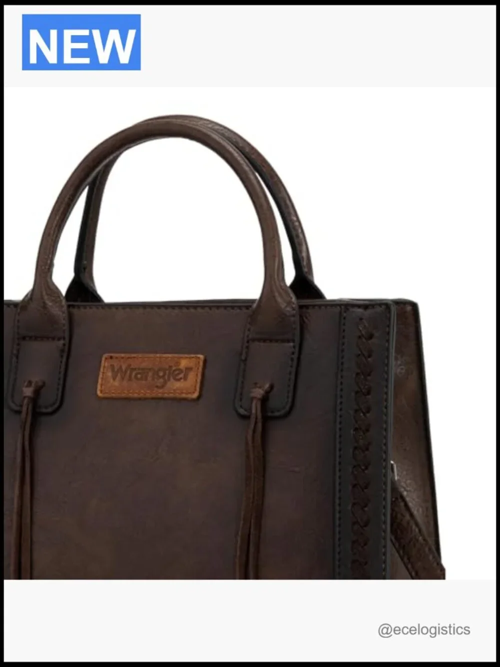 Western Cowhide Hair-on Tote Purse and Wallet Set Satchel