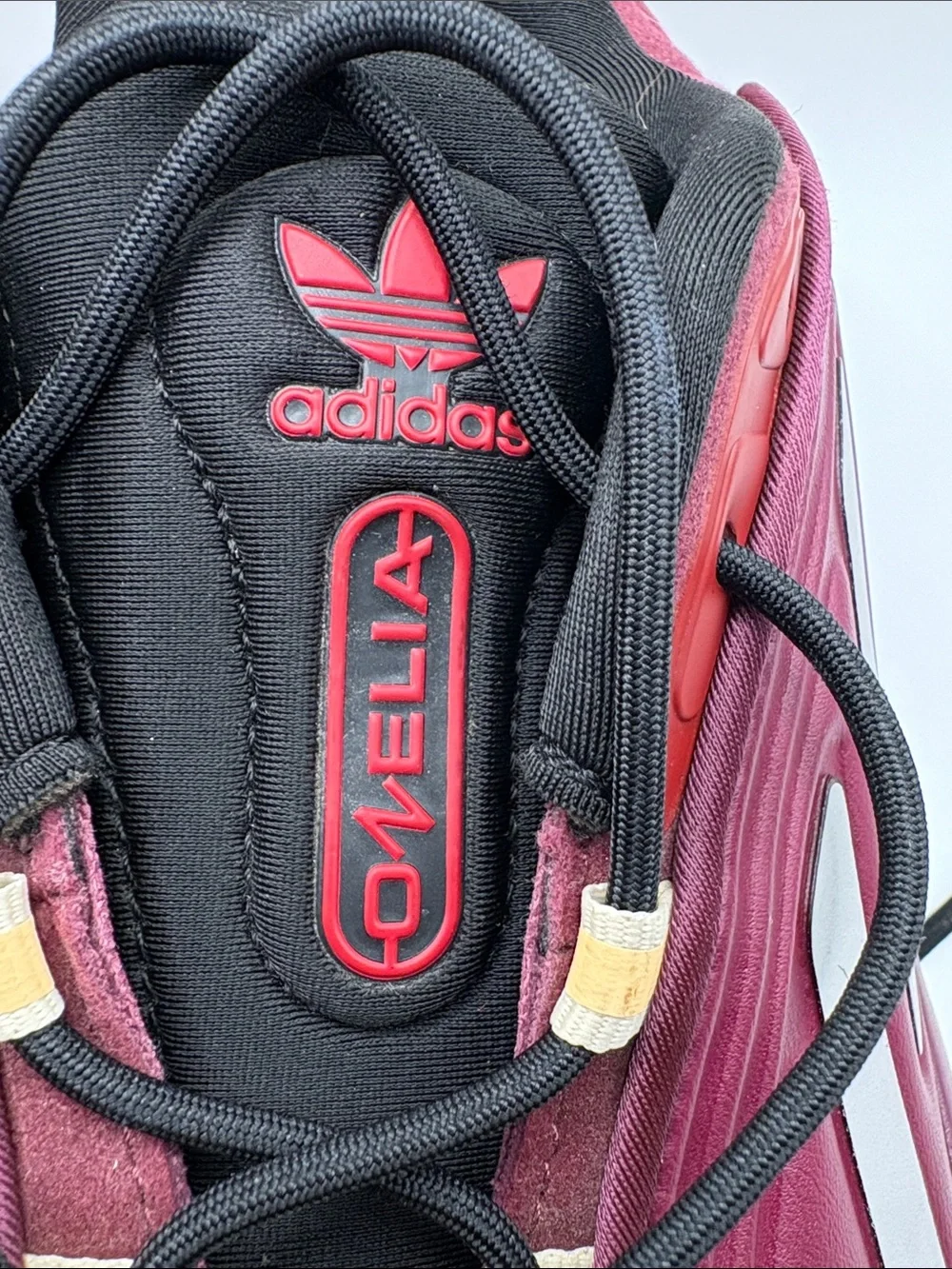 adidas burgundy comfortable adds