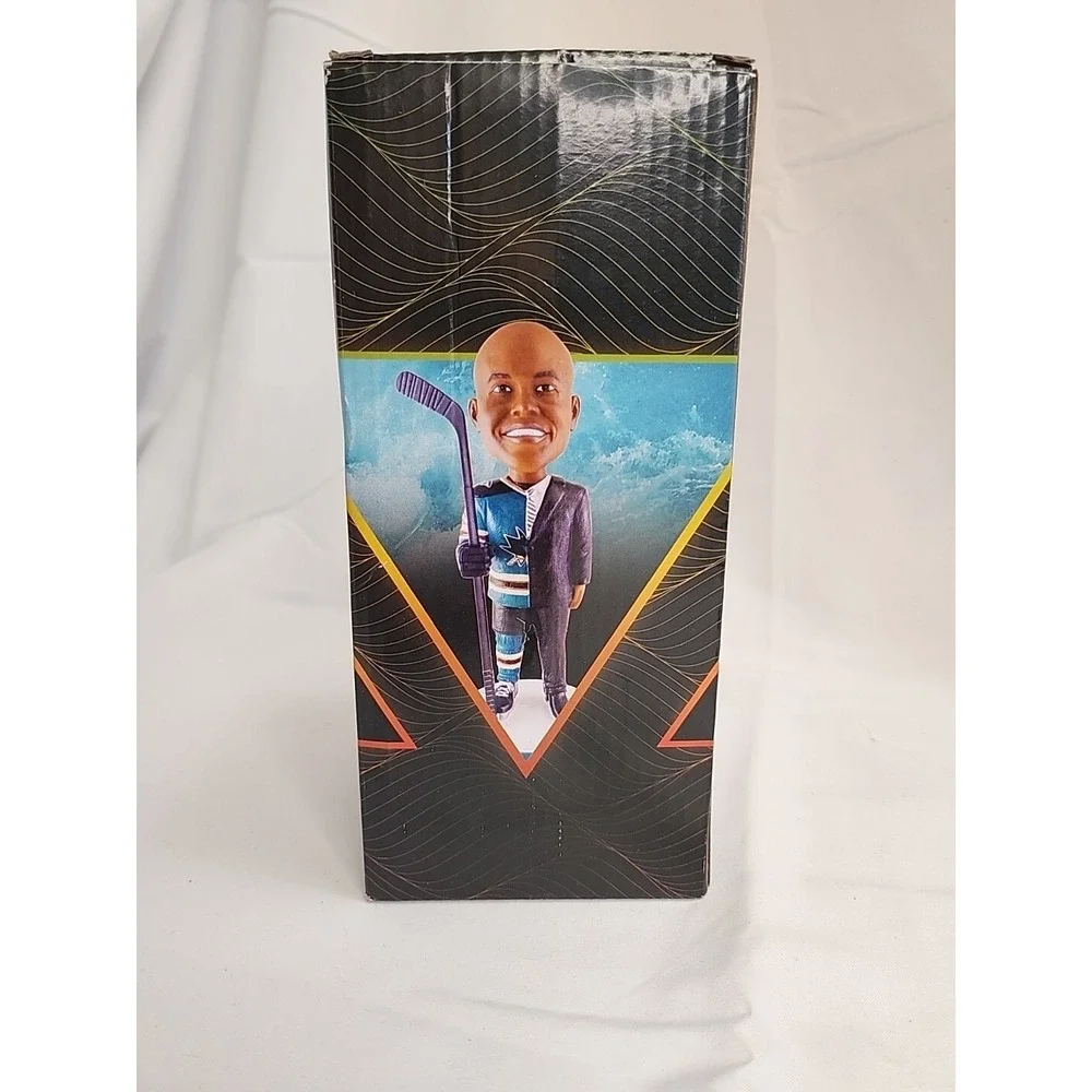 San‎ Jose Sharks GM Mike Grier bobble bobblehead SGA . Never opened