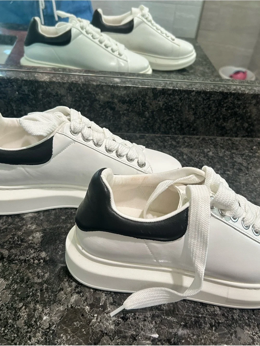 Steve Madden clean white