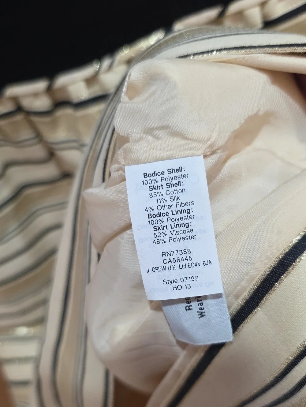 J. Crew charming dress