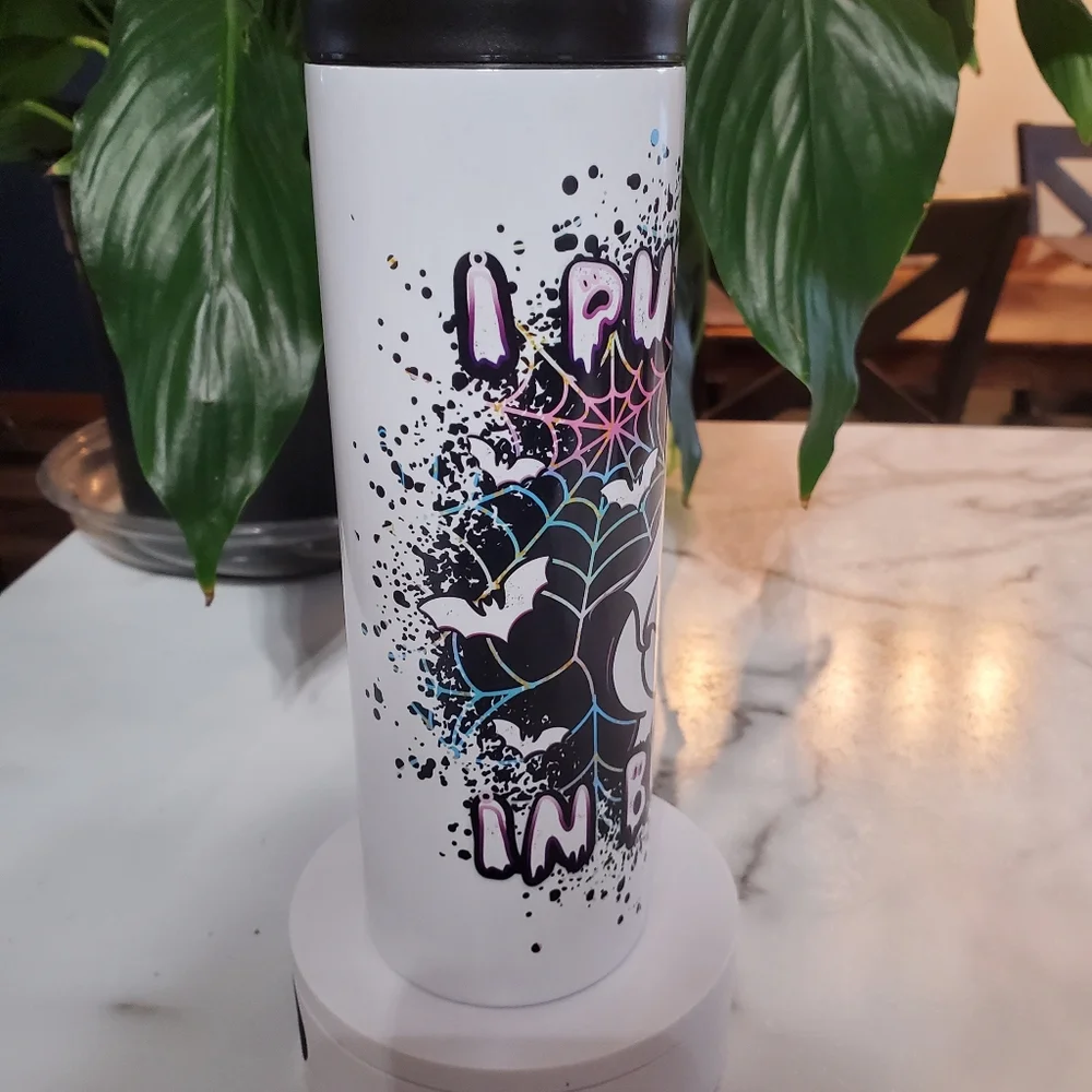 I PUT THE BOO IN BOOTY Ghost 20oz Tumbler with duo lids 🎉sale