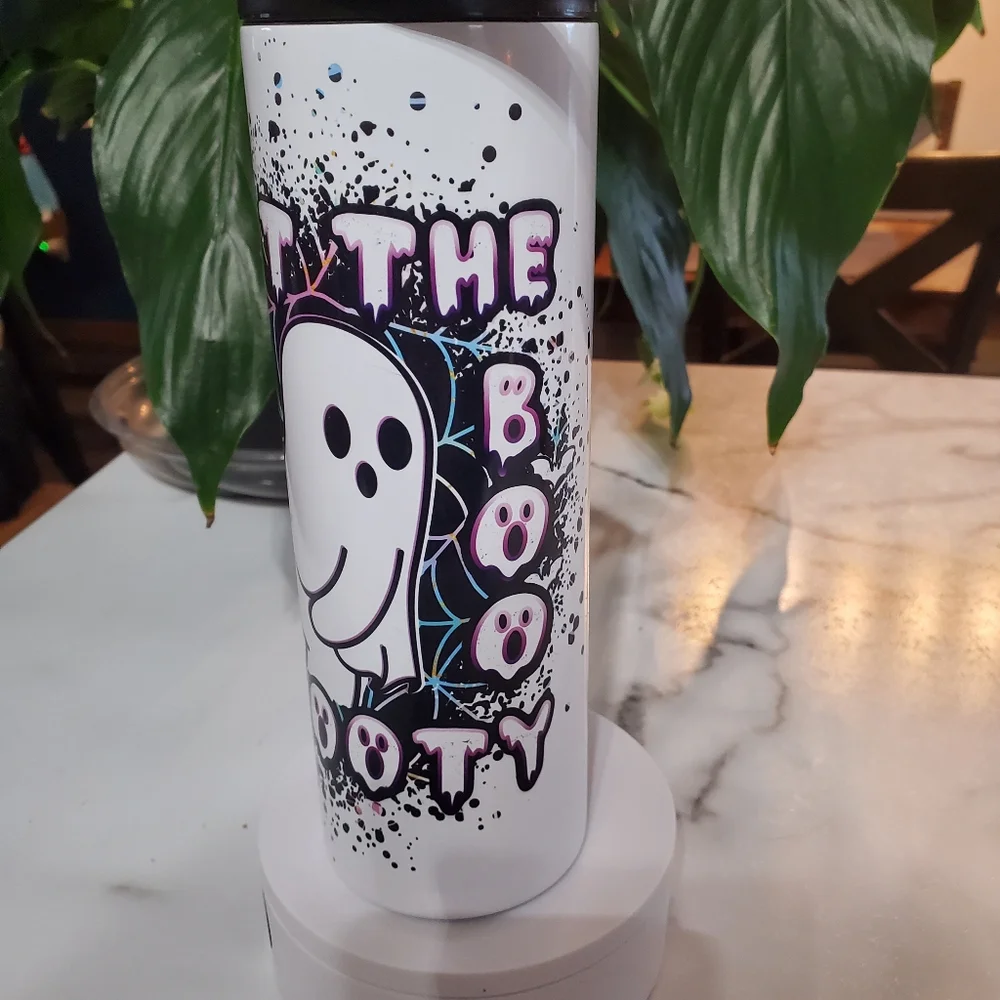 I PUT THE BOO IN BOOTY Ghost 20oz Tumbler with duo lids 🎉sale