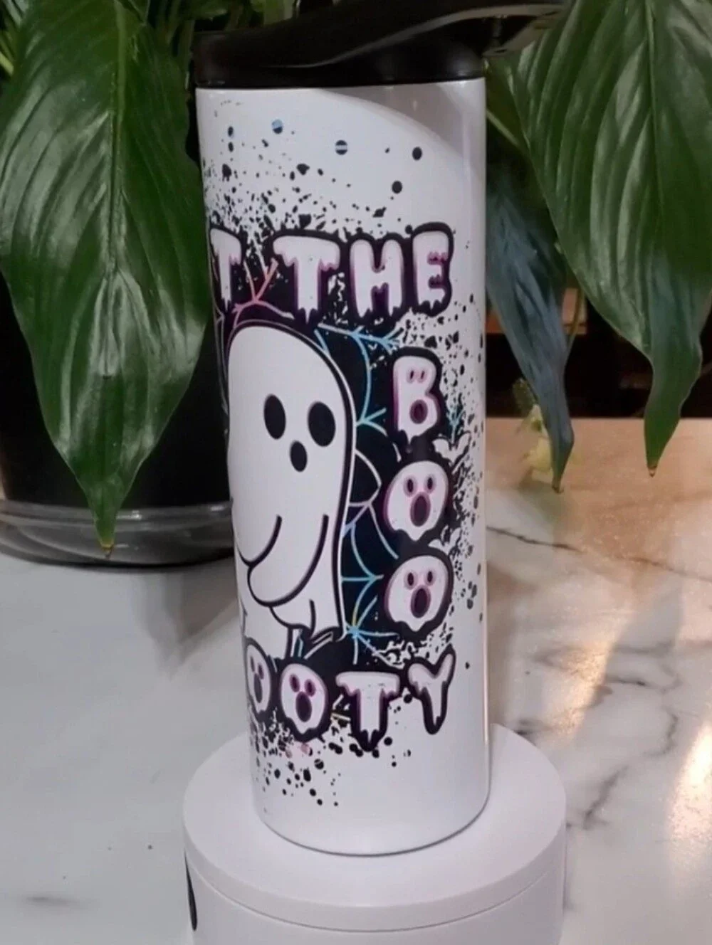 I PUT THE BOO IN BOOTY Ghost 20oz Tumbler with duo lids 🎉sale