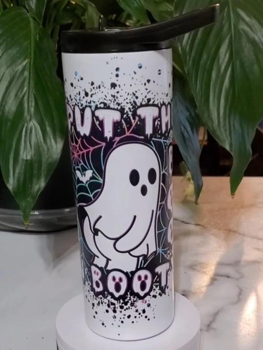 I PUT THE BOO IN BOOTY Ghost 20oz Tumbler with duo lids 🎉sale