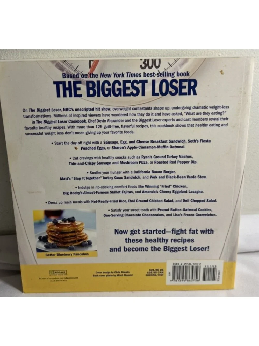 The Biggest Loser Cookbook Lot of 3 Softcover Books