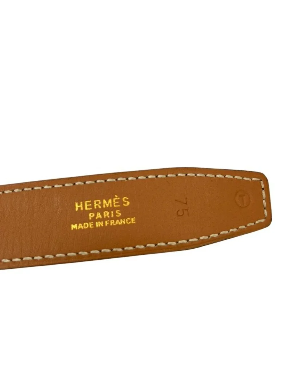 Hermes Vintage Constance 75 Belt Brown Black