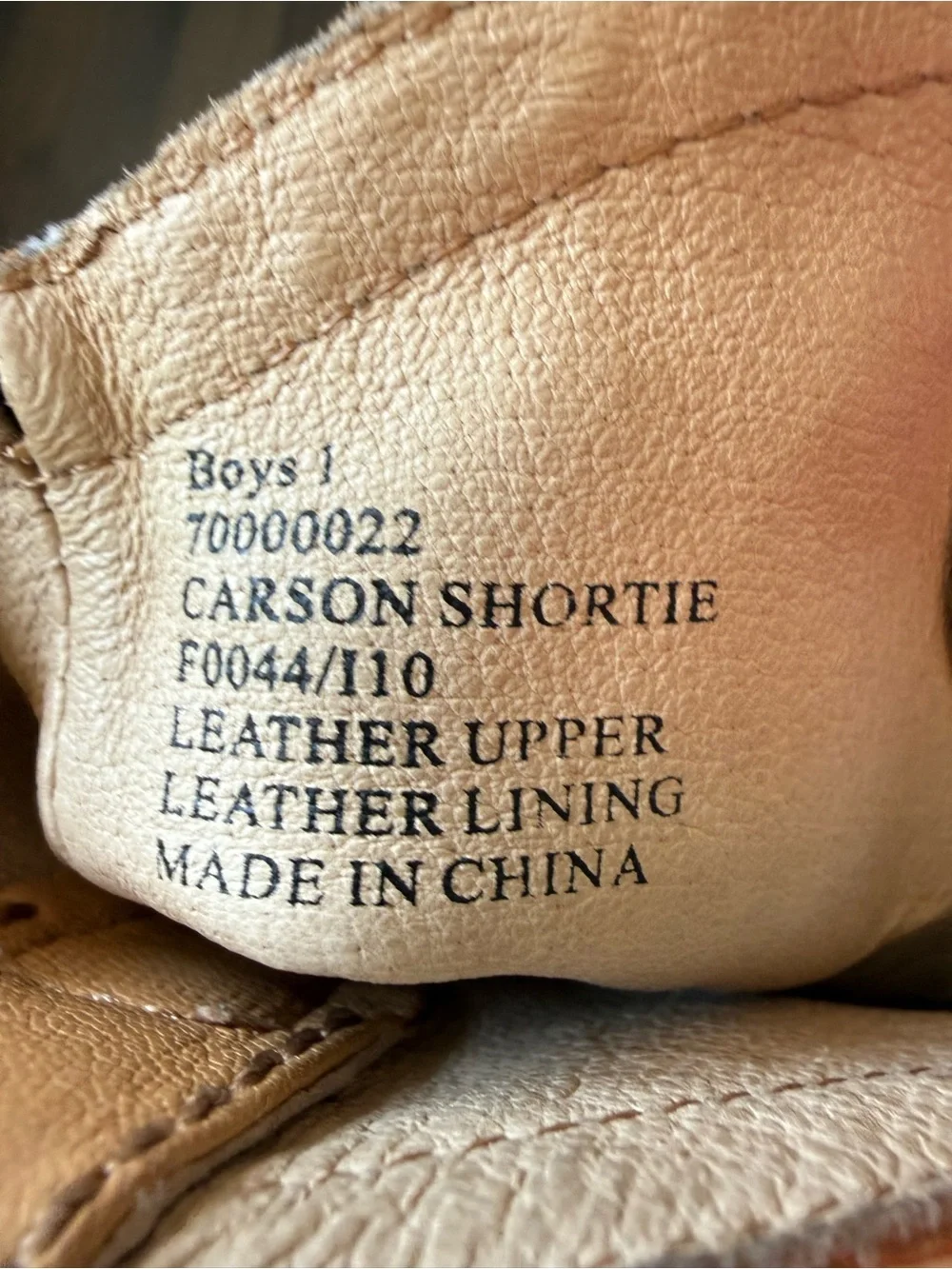 Frye leather carson