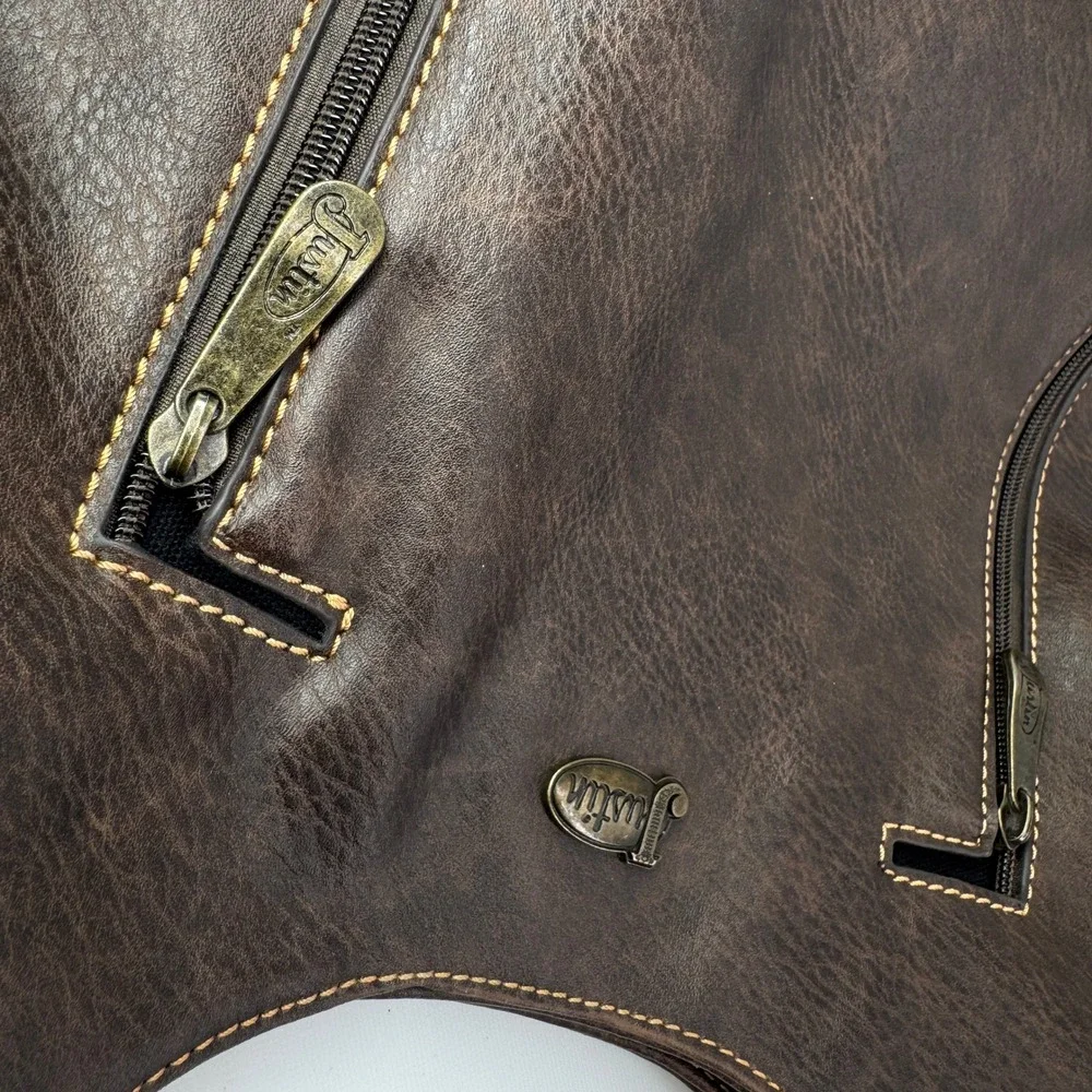 Justin Boots work shoulder decorative