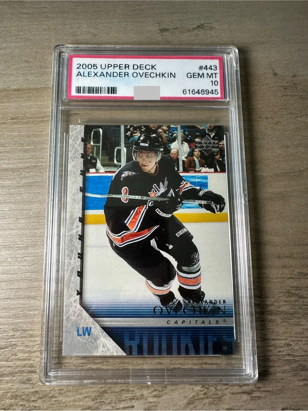 Alexander Ovechkin Rookie Gem Mint 10 2005 Upper Deck Young Guns #443 Novelty
