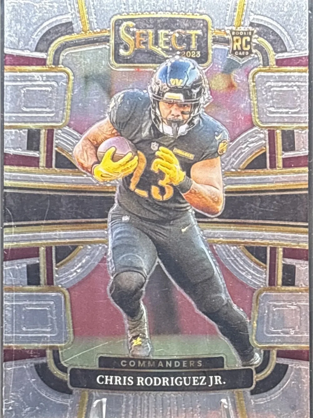Panini Select Chris Rodriguez Jr. Rookie Football Card